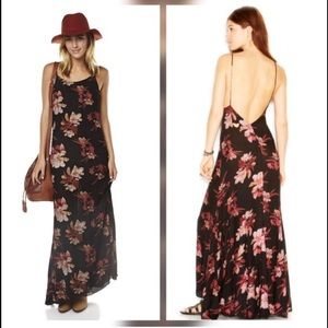NWT FREE PEOPLE CHASING STARS MAXI DRESS S